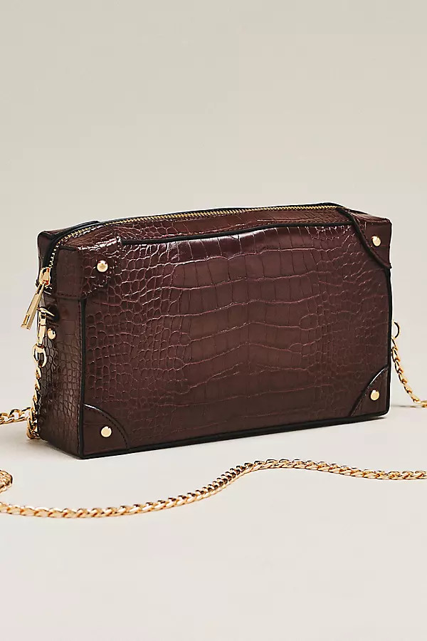 Embossed Croc Trunk Purse | Anthropologie (US)