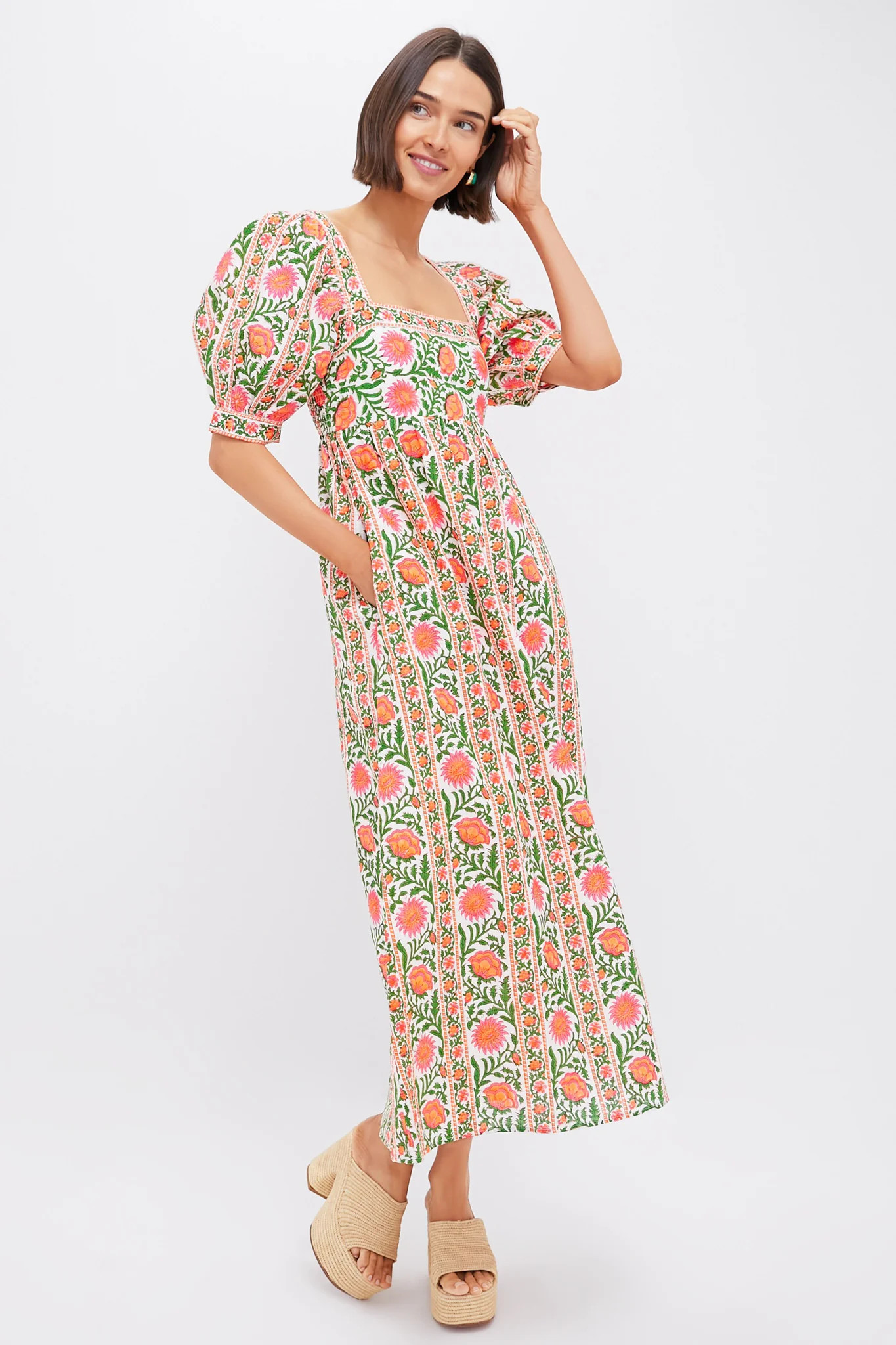 Neon Border Elizabeth Dress | Tuckernuck (US)