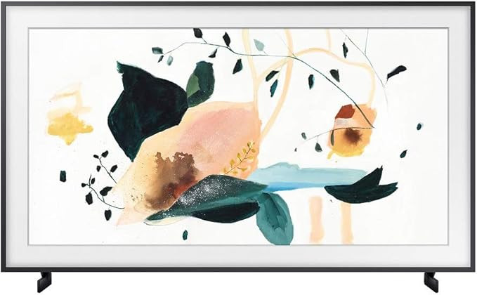 SAMSUNG 43-inch Class FRAME QLED LS03 Series - 4K UHD  Dual LED Quantum HDR Smart TV with Alexa B... | Amazon (US)