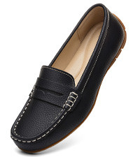 KORDAL Women's Comfortable & Lightweight Leather Penny Loafers Slip-Ons Cute Business Casual Dres... | Amazon (US)