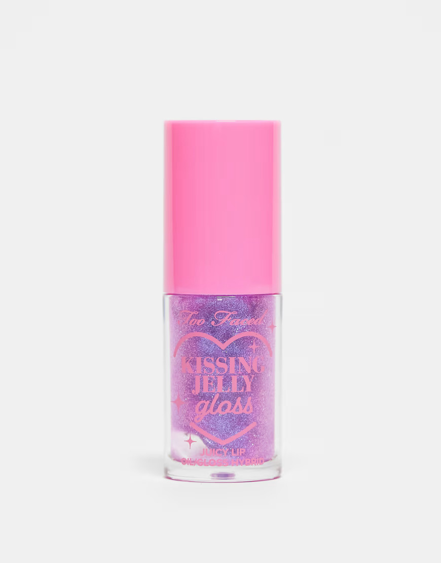 Too Faced Kissing Jelly Lip Oil Gloss - Birthday Kiss (Limited Edition)-Purple | ASOS (Global)