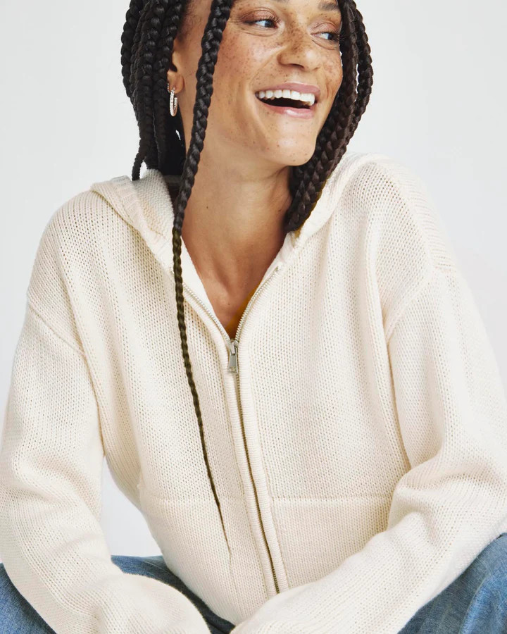 Vero Zip Up Sweater Hoodie | Splendid