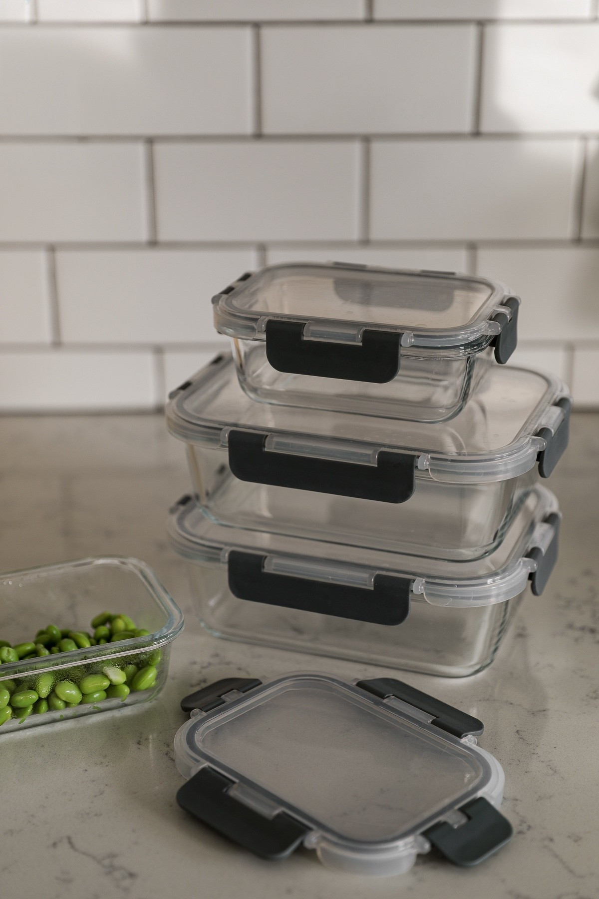 I grew up in the era of Tupperware and never thought twice about what I was storing my food in until I learned that heating food in plastic containers can cause chemicals to leach into your meals, especially when microwaving or reheating leftovers. This swap alone dramatically reduced my daily exposure without changing how I eat or cook.

I now use glass food storage containers, especially for meal prep. The set I have includes two different sizes, which makes it easy to store everything from soups to leftovers to prepped proteins. They stack neatly, seal well, and are safe for the microwave, oven, freezer, and dishwasher (the lids just can’t go in the microwave or oven).

#LTKHome