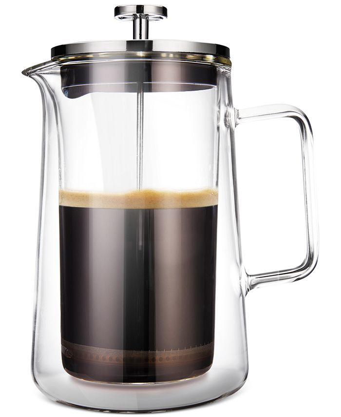 French Press Double-Walled Glass Coffee Maker | Macys (US)