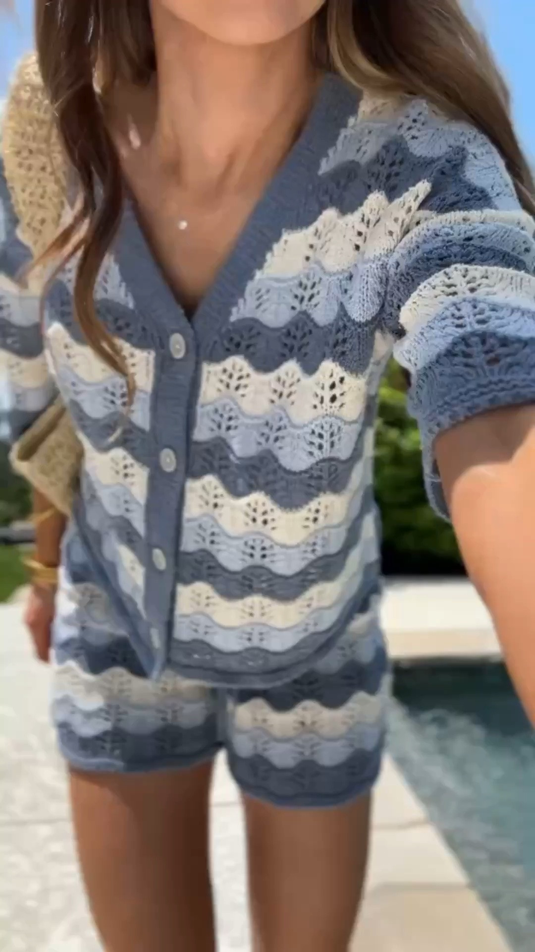 Close up details of this cute @Target summer set! I am in a small in both pieces

#LTKgrwm