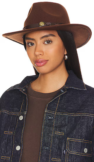 Ella Hat in Brown | Revolve Clothing (Global)