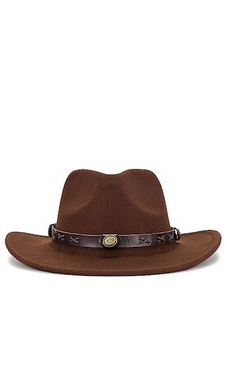Ella Hat in Brown | Revolve Clothing (Global)