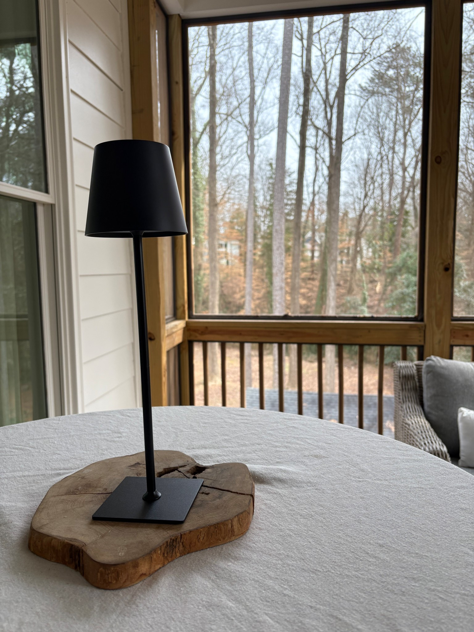 Rechargeable lamp - perfect for a backyard or porch. Set the mood for a cozy outdoor space! 

#LTKmorningroutine #LTKSeasonal #LTKHome