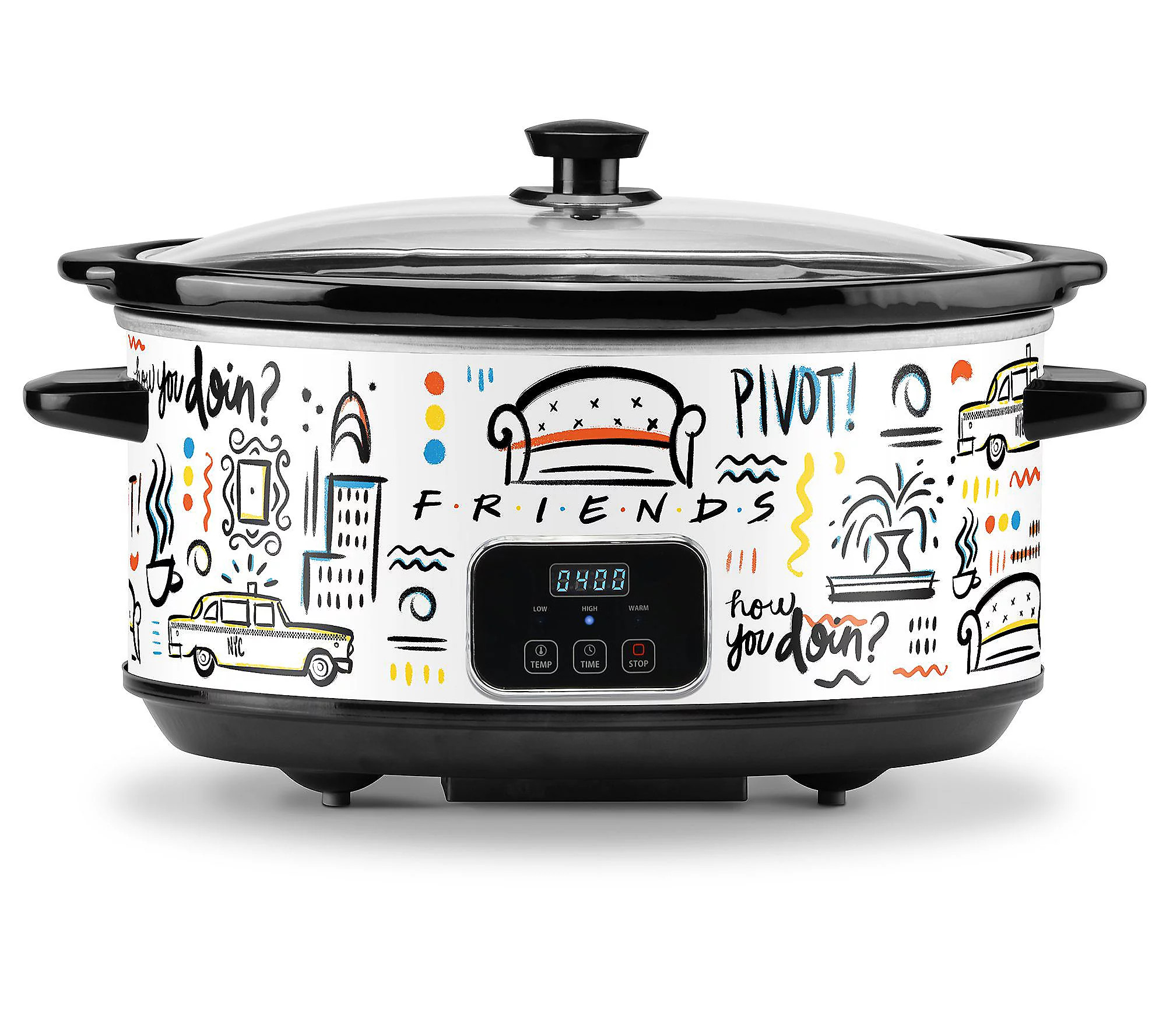 Friends 7-Quart Digital Slow Cooker | QVC