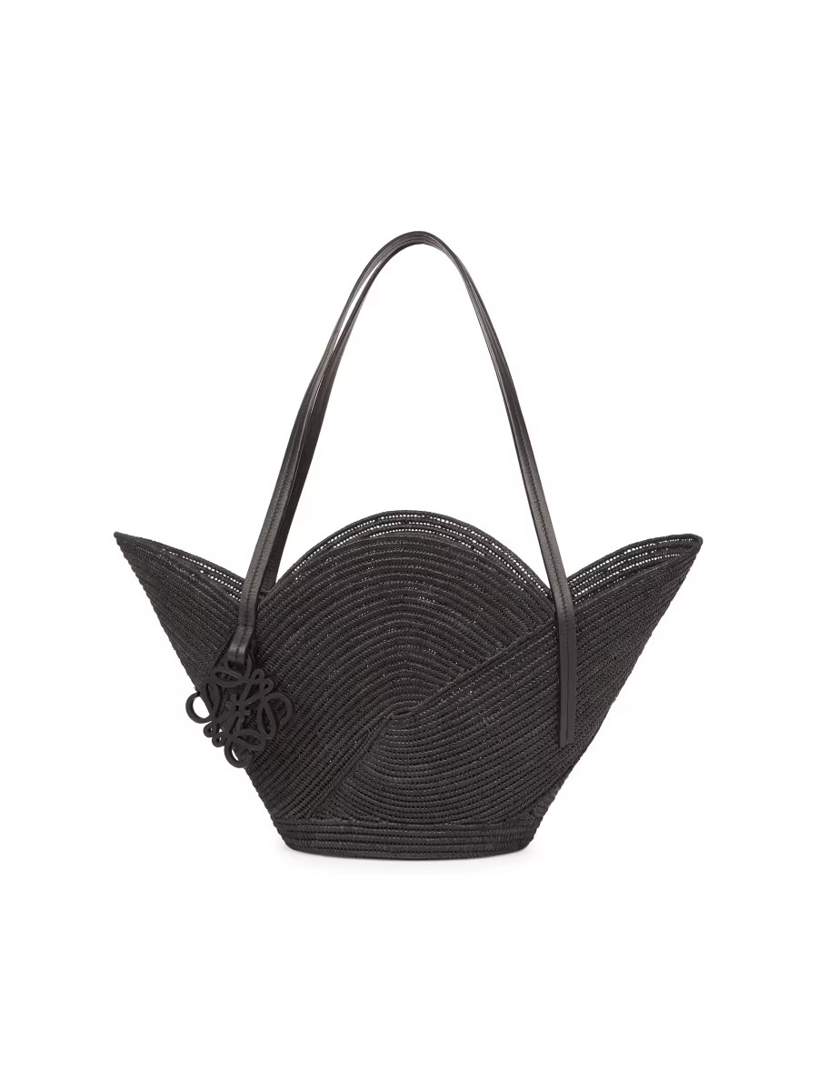 LOEWE x Paula's Ibiza Petal Raffia Basket Bag | Saks Fifth Avenue