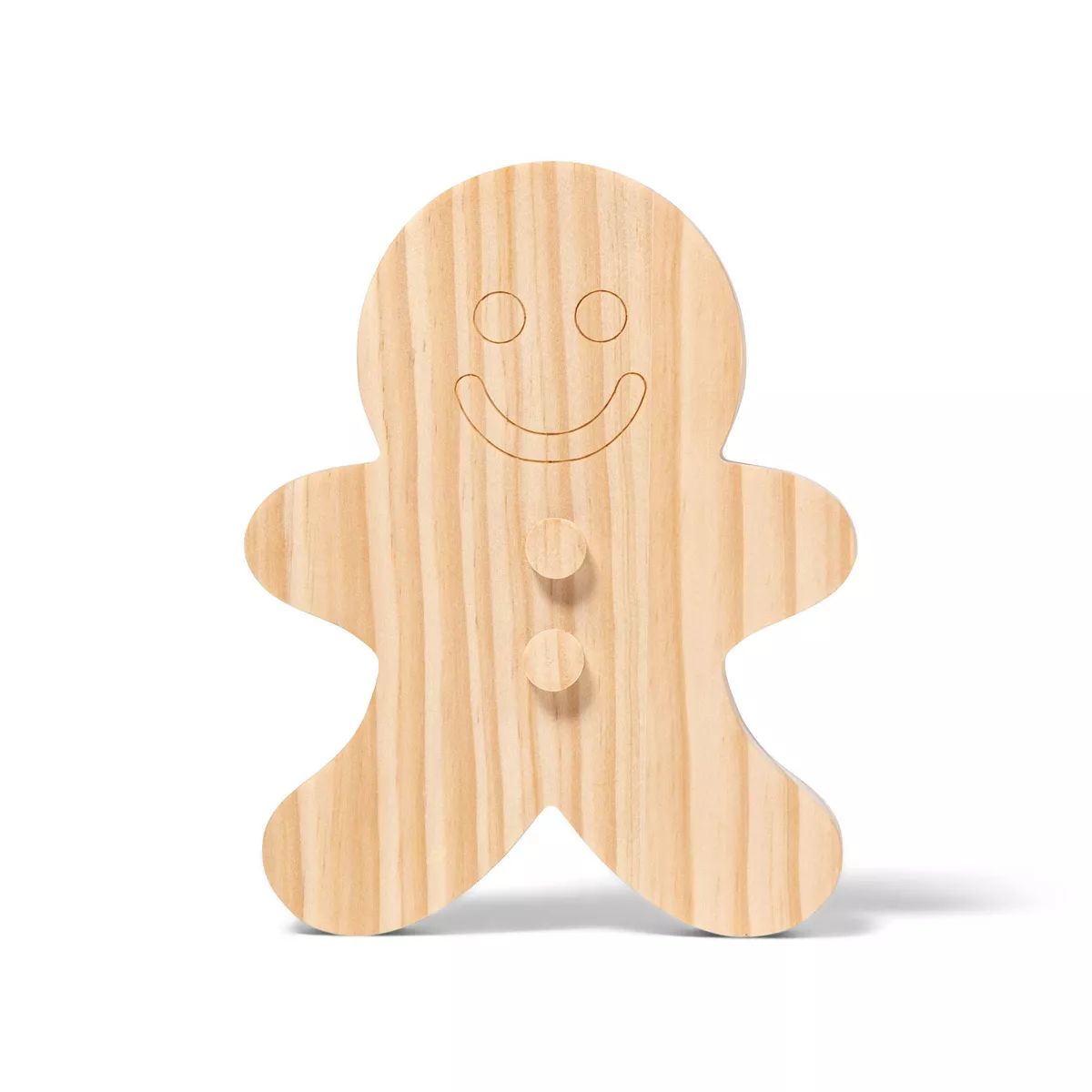 Freestanding Wood Gingerbread Man Unfinished Craft - Christmas - Mondo Llama™ | Target