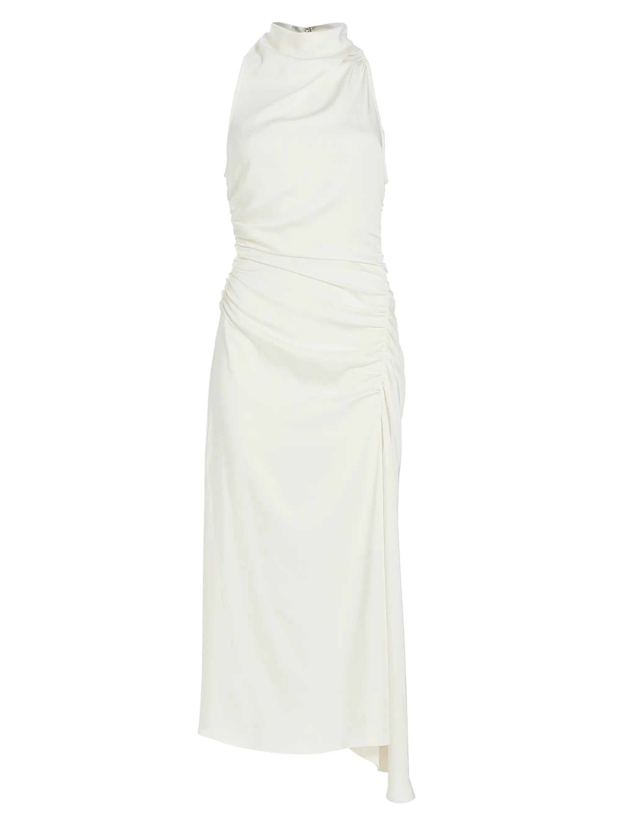 Inez Satin Halter Dress | Saks Fifth Avenue