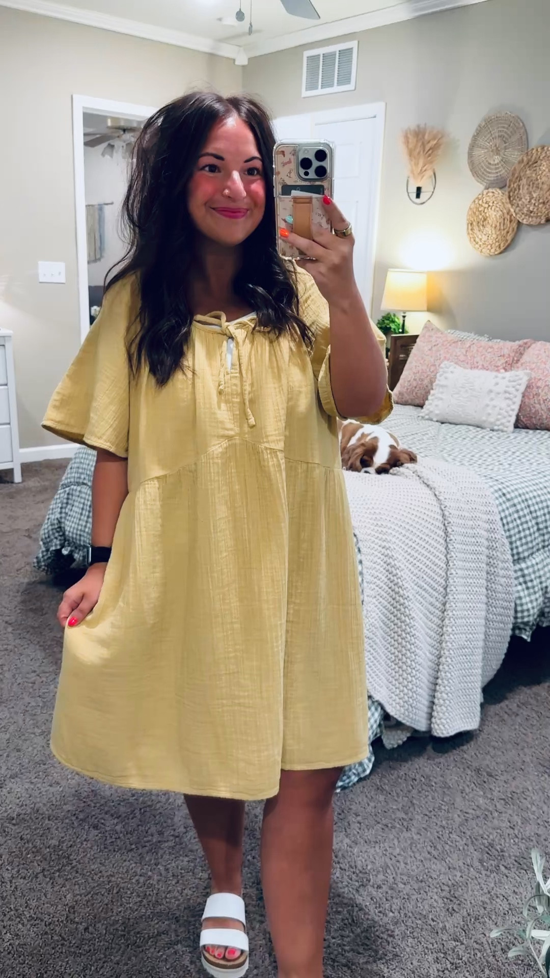 Nothing says summer quite like a linen dress ☀️ Loving this soft yellow shade and easy fit that's perfect for vacations, brunch, church, or everyday wear.


sandals: fit true to size // wearing a 5
dress: fits oversized // wearing a large 

 #LTKootd #LTKMidsize #LTKWorkwear
