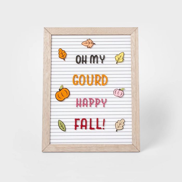 "Oh My Gourd" Harvest Letterboard Wall Decor - Spritz™ | Target