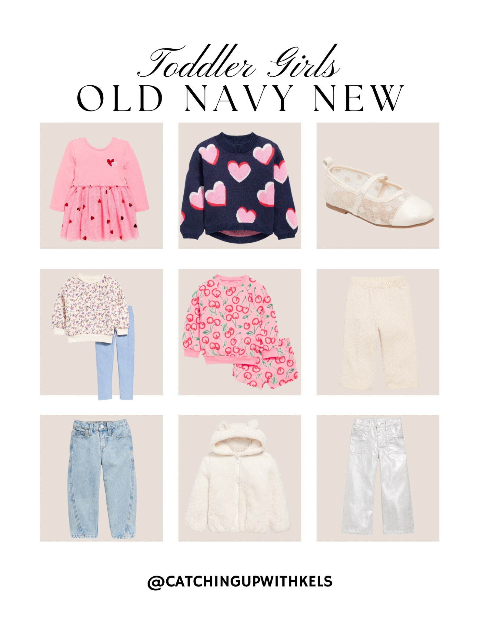 Old Navy just dropped the cutest toddler girl finds! 😍 From cozy sweaters to adorable jeans and shoes, these pieces are perfect for everyday wear or Valentine’s Day vibes. 💕 Shop all the styles on my LTK! #OldNavyStyle #ToddlerFashion

#LTKKids