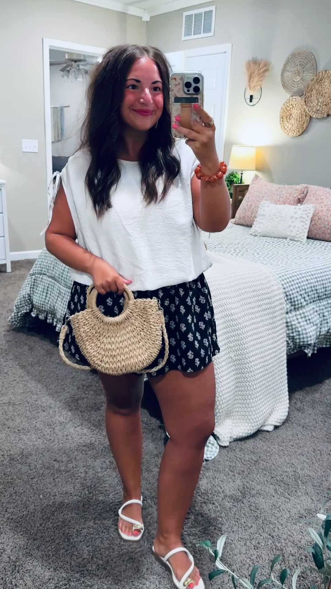 Affordable, versatile, and so cute! These Target separates are perfect for creating a polished look without spending a fortune. You'll be able to style each piece so many different ways! 

sandals: fit a tad oversized // wearing a 5
shorts: fit true to size // wearing a large
tank: fits oversized // wearing a large 

 #LTKootd #LTKMidsize
