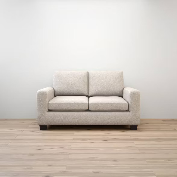 61" Shay Upholstered Track Arm Loveseat - Brookside Home | Target