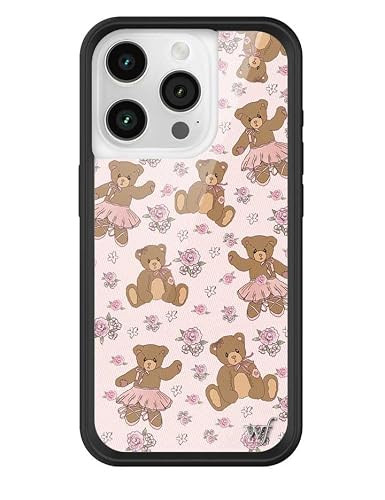 Wildflower Cases - Bear-y Ballet Case, Compatible with iPhone 15 Pro | Teddy Bears, Ballet, Pink, Dance, Tutu, Cute, Trendy - Protective Bumper, 4ft Drop Test Certified, Women Owned Small Business | Amazon (US)