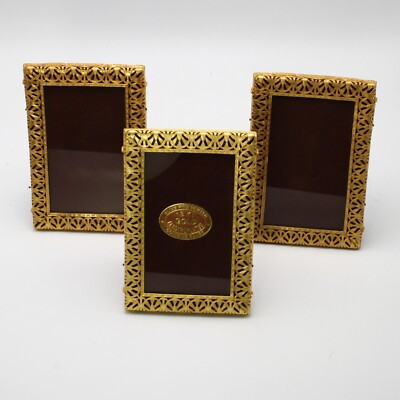 Set of 3 Elias Artmetal “Good Forever” 18K Yellow Gold Over Pewter Frame (2241) | eBay | eBay US