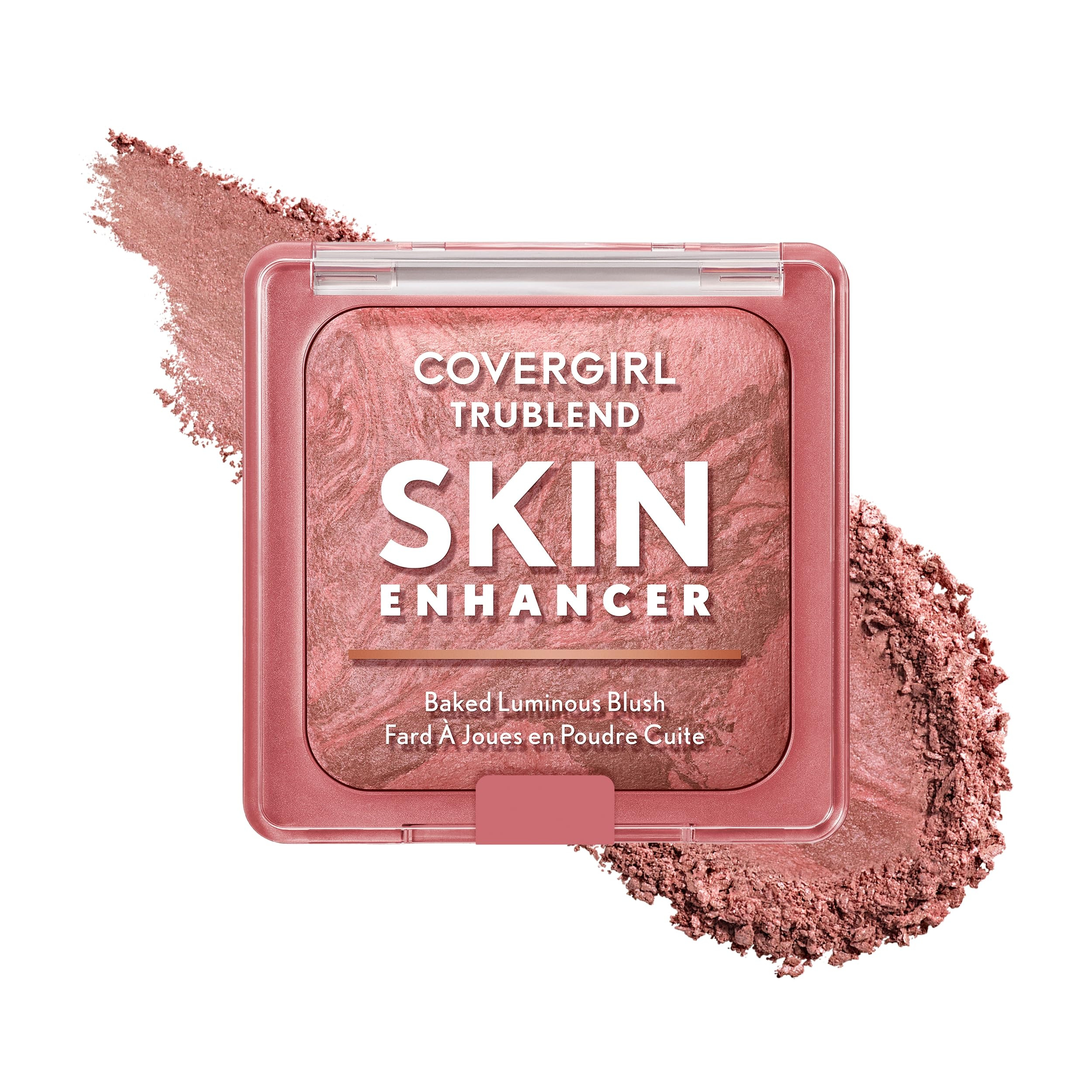 COVERGIRL TruBlend Skin Enhancer Baked Luminous Blush, with Hyaluronic Acid & White Rose Extract,... | Amazon (US)