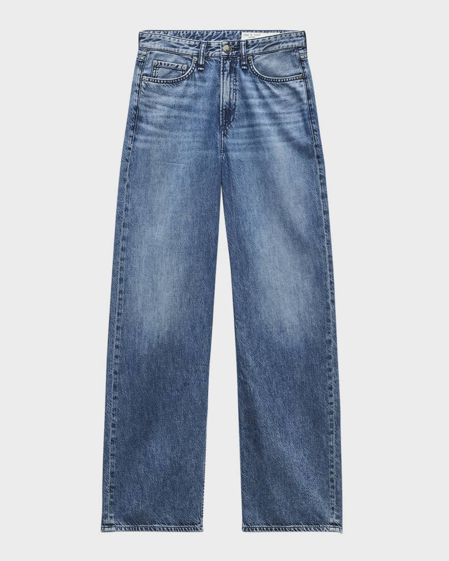 Featherweight Logan Wide-Leg Jeans | Neiman Marcus