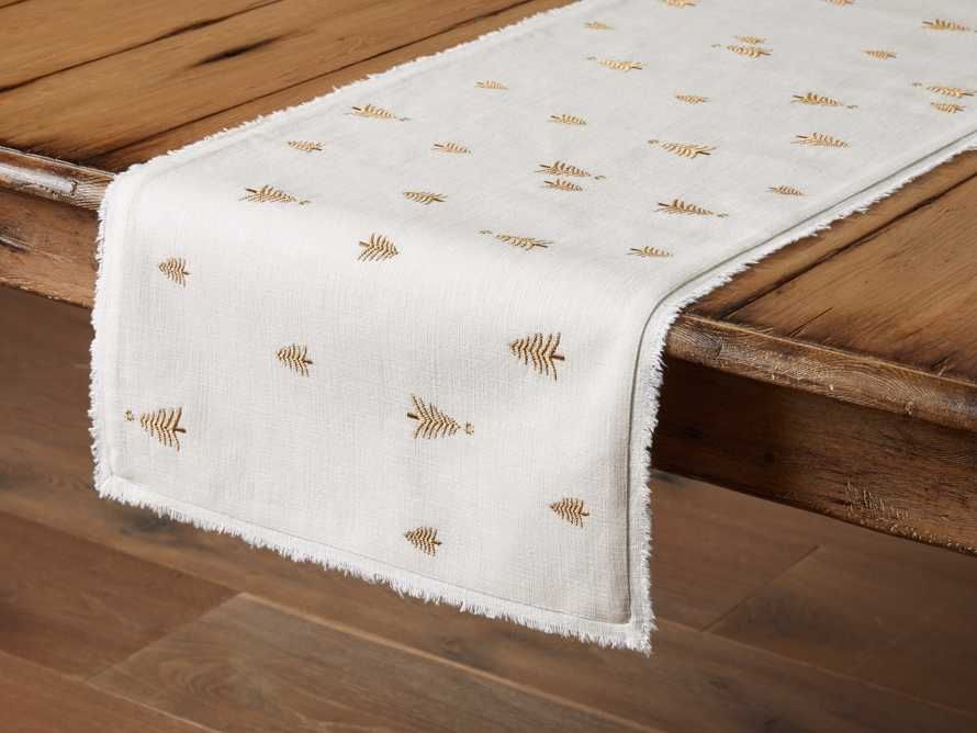 Alpine Embroidered Table Runner | Arhaus