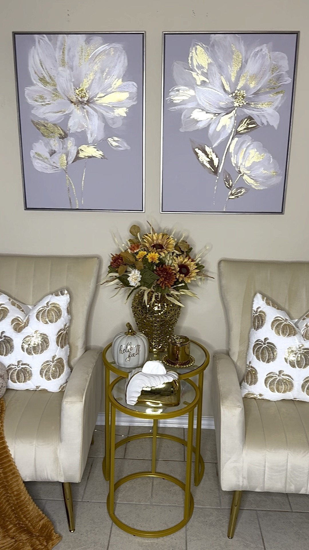 Boho Chic with a little Glam 🤎🤍🍂. #autumn #autumndecor

*WHITE SEQUIN PILLOW COVERS ARE FROM TEMU*

#LTKVideo #LTKHome #LTKFallSale