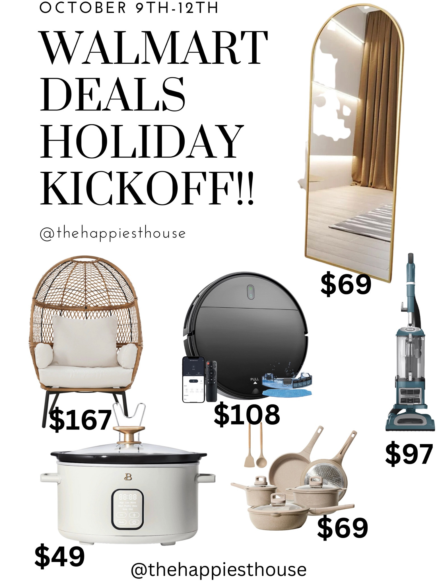 There’s nothing better than getting a really good head start on your HOLIDAY SHOPPING! Walmart.com is making it easy this year! Starting Oct 9th at midnight they are having their Walmart DEALS Holiday KICKOFF! I’ve seen the sales and they are gooooood my friends!
#walmartpartner 

Make sure to comment what your looking for this year if you want direct links! Also you can checkout the links in my LTK (my profile link). I just already found some amazing FLASH DEALS!! I will be linking my favorite finds on there and in my stories over these next few days! 

I can’t believe it’s time… but early shopping is seriously the PERFECT WAY to having a peaceful and relaxing Holiday Season!! We got this my friends!

#LTKSeasonal #LTKHolidaySale #LTKHoliday