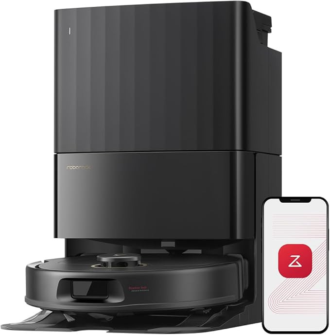 roborock Qrevo S5V Robot Vacuum and Mop, FlexiArm Edge Mopping, 12,000Pa Suction, Dual Zero-Tangl... | Amazon (US)