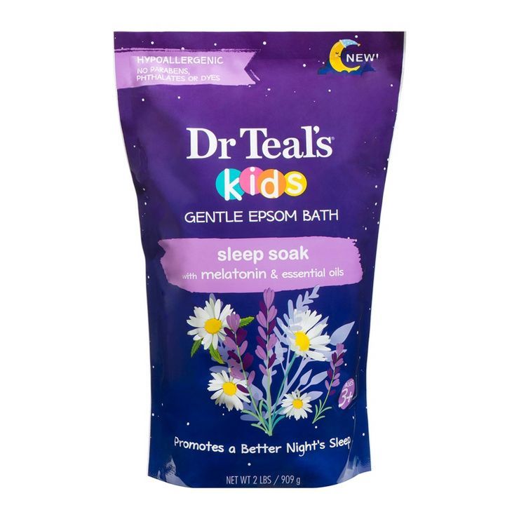 Dr Teal's Kids Melatonin Gentle Epsom Bath Salt - 2lb | Target