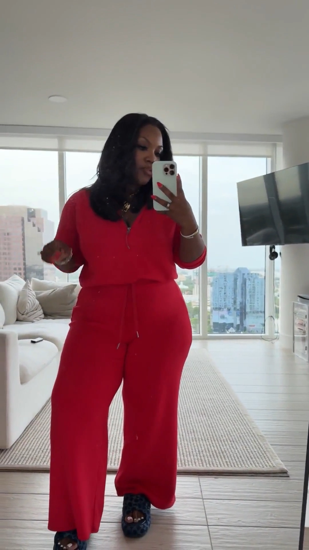 Love this Spanx Air Essentials Set! This red is stunning, and I get SO many compliments when I wear it. 

It’s comfortable, chic, and the fabric is lightweight so you can wear it year round.

Use code EMMYXSPANX for a discount!

Size:
Top: L
Bottoms: XL

Matching set, fall outfit, comfy, curvy girl fashion, Emmy petit 

#LTKMidsize #LTKSaleAlert #LTKGiftGuide