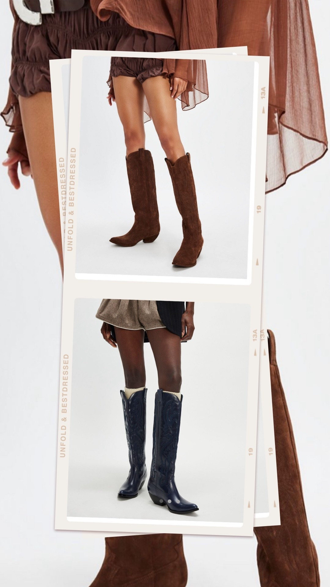 Fallon’ for some western boots early 🦕 🐻