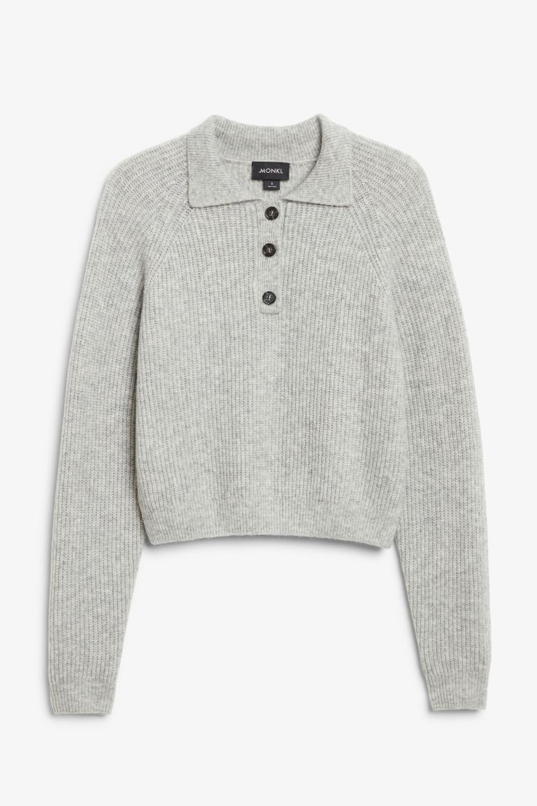 Soft knit polo top | H&M (UK, MY, IN, SG, PH, TW, HK)