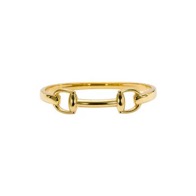 ARGENTO VIVO Horse Bit Bangle Bracelet in Gold at Nordstrom | Nordstrom