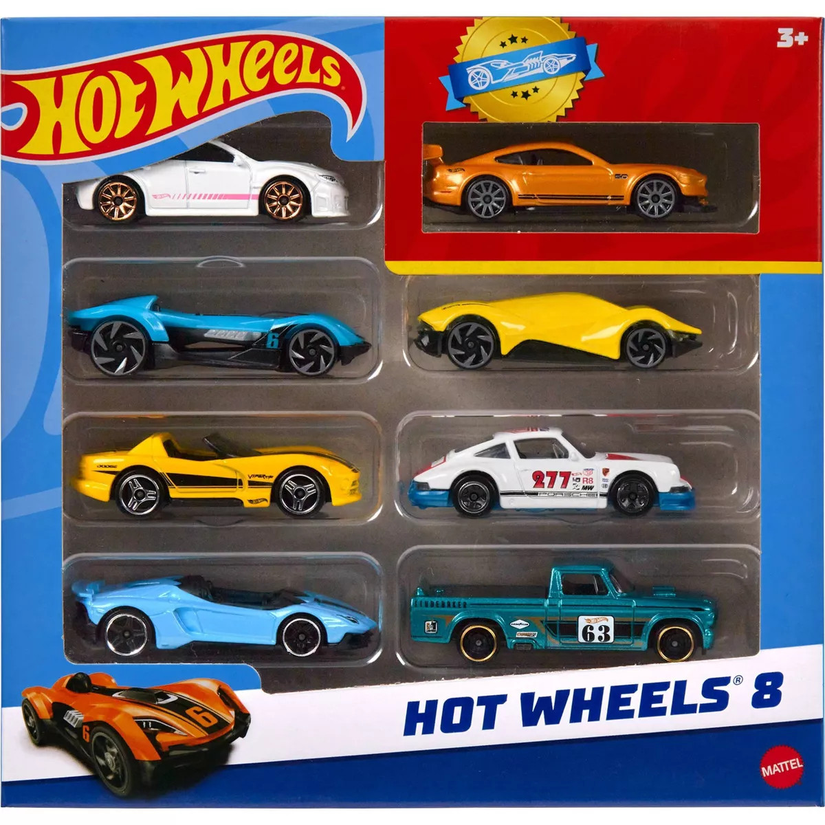 Hot Wheels Cars & Trucks Set with 1 Exclusive Car - 1:64 Scale - 8pk | Target
