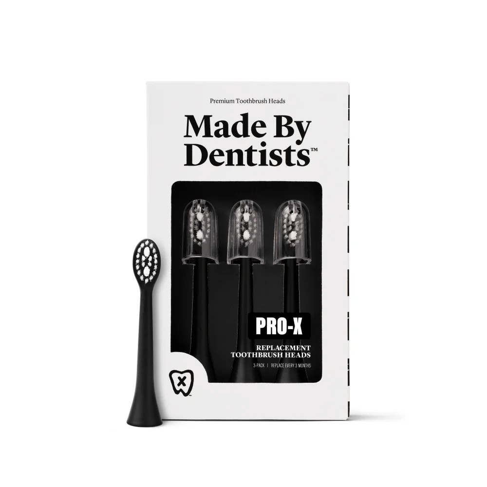 PRO-X Replacement Heads - Black | Made By Dentists