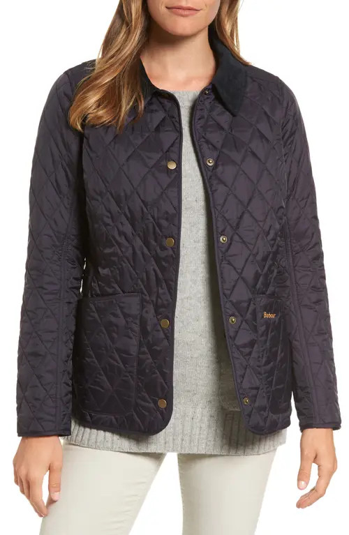 Barbour Annandale Quilted Jacket in Navy at Nordstrom, Size 4 Us | Nordstrom
