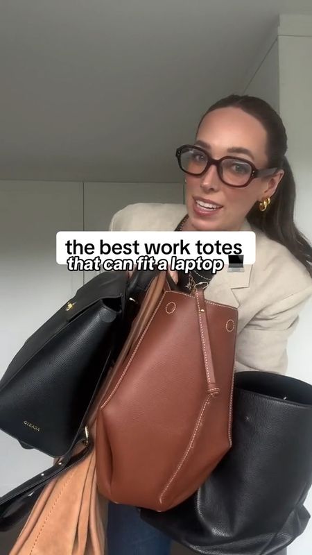 the best work bags that can fit a laptop 💻💼👩🏻‍💻🖤 #quietluxury #oldmoneyaesthetic #luxurybag #luxurybags demellier, Polene bags 

#LTKworkwear #LTKluxury #LTKbag