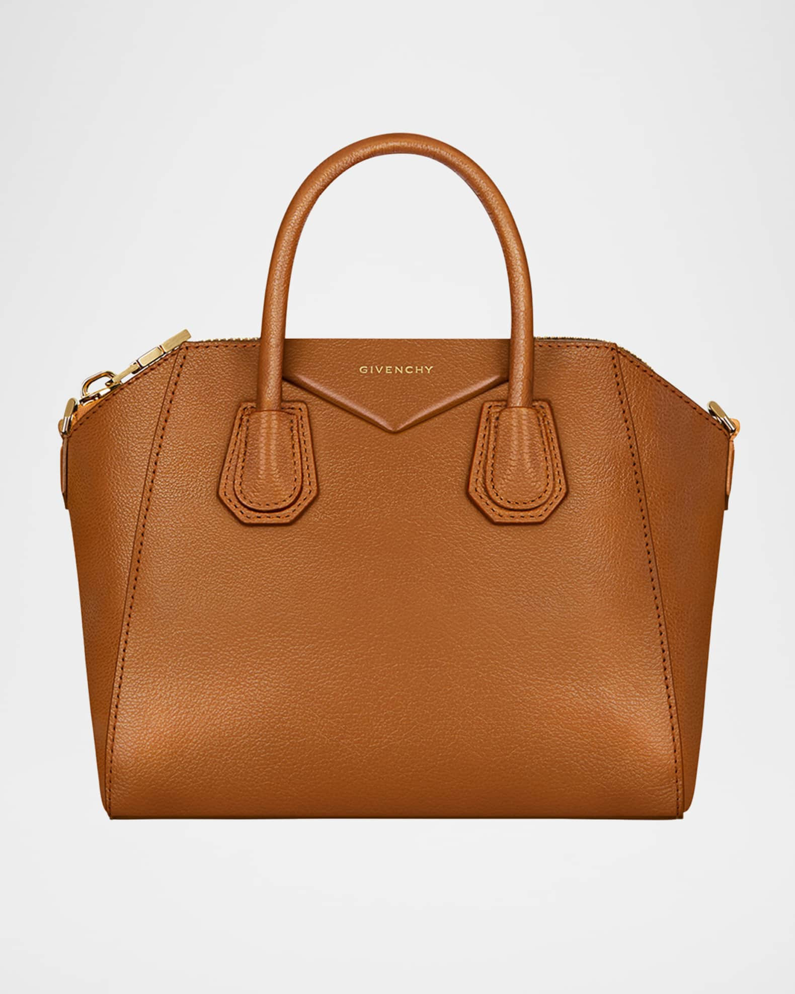 Givenchy Antigona Small Top-Handle Bag in Shiny Tumbled Leather | Neiman Marcus
