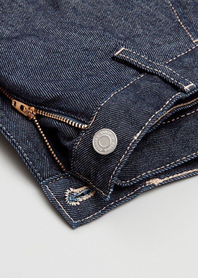 High-Waist Denim Chino Shorts | & Other Stories US