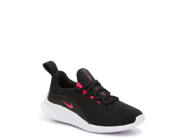 Nike Ciale Toddler & Youth Running Shoe -Black/Pink - Girl's - Black/Pink | DSW