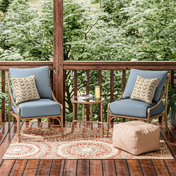 Style Selections Melshire 3-Piece Patio Conversation Set at Lowes.com | Lowe's