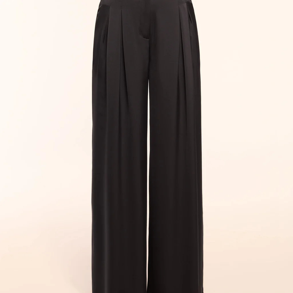 Oscar Pleated Wide Leg Pant | Ramy Brook
