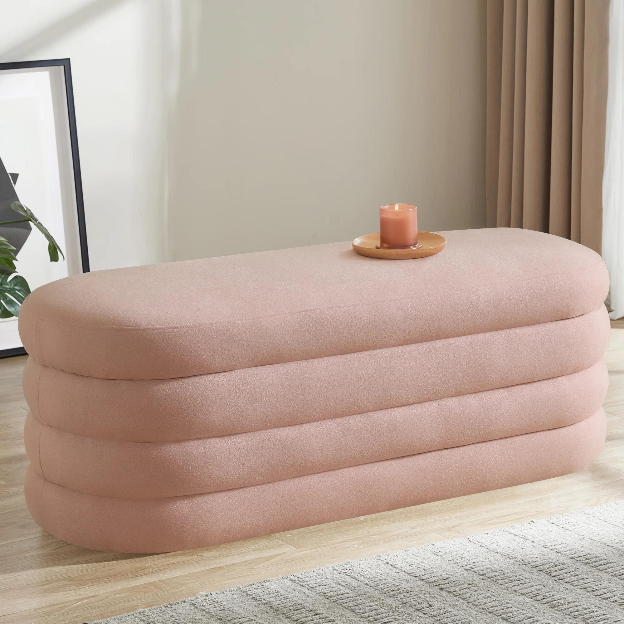 Polyester Upholstered Storage Bench | Wayfair North America