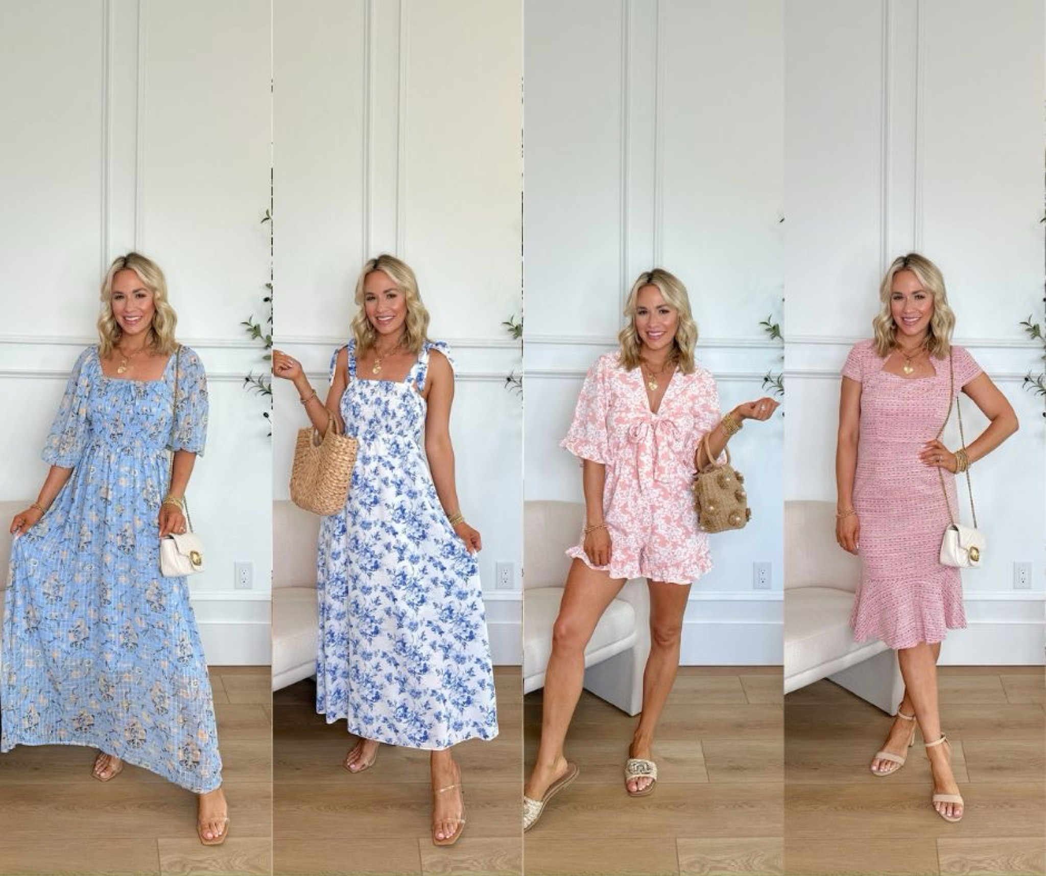 Amazon spring dresses that are perfect for Mothers Day // wearing a TTS S in most and XS in the tie strap!

#LTKstyletip #LTKSeasonal