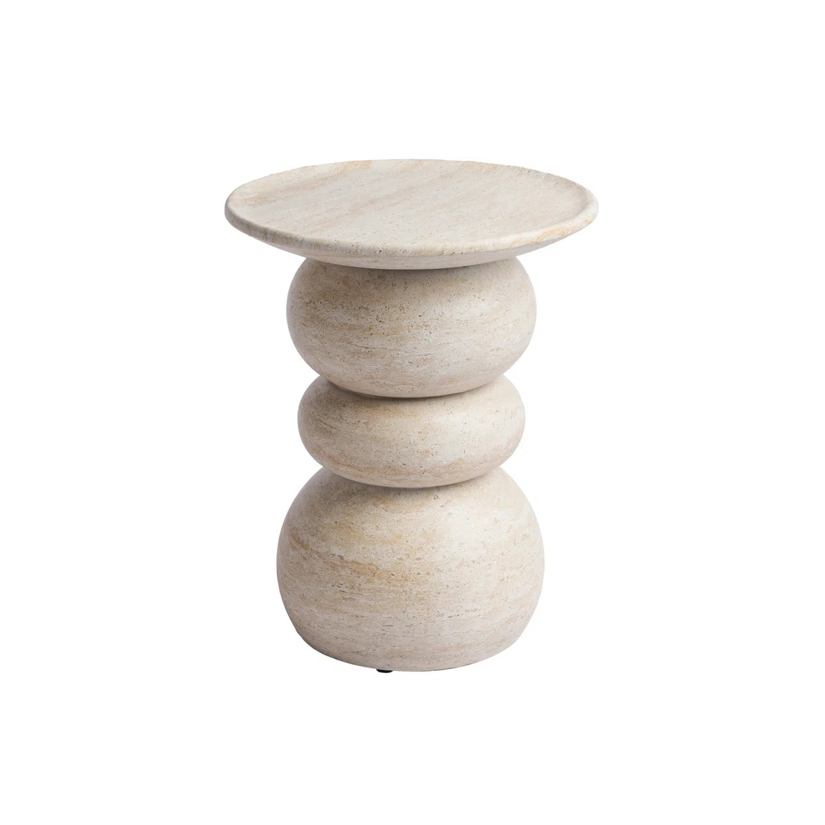 Stephanos Effect Stool End Table Durable Weatherproof Indoor and Outdoor Side Table | Wayfair North America