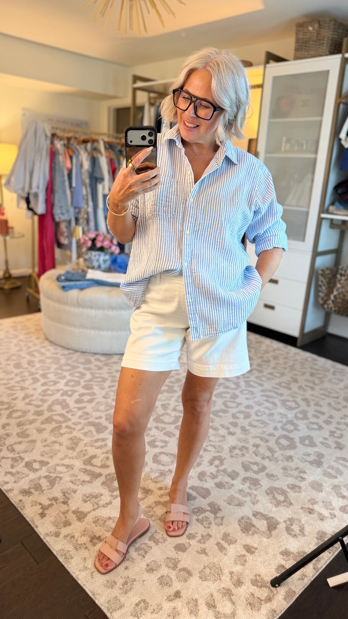 My white Chicos shorts are on sale. Top is from Quince and the perfect everyday look.

#LTKgrwm #LTKdayinmylife #LTKootd