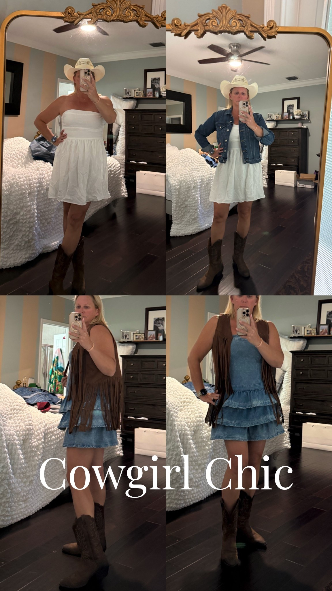 The perfect country pieces for a cowgirl chic weekend!

Going to a Nashville wedding with a very specific dress code… I needed cowboy chic outfits for different events over the course of the weekend. These would also be perfect for a country concert or music festival. Hope you enjoy them which look at your favorite?

#LTKootd #LTKFestival #LTKOver40