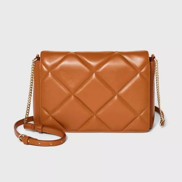 Quilted Boxy Crossbody Bag - A New Day™ | Target