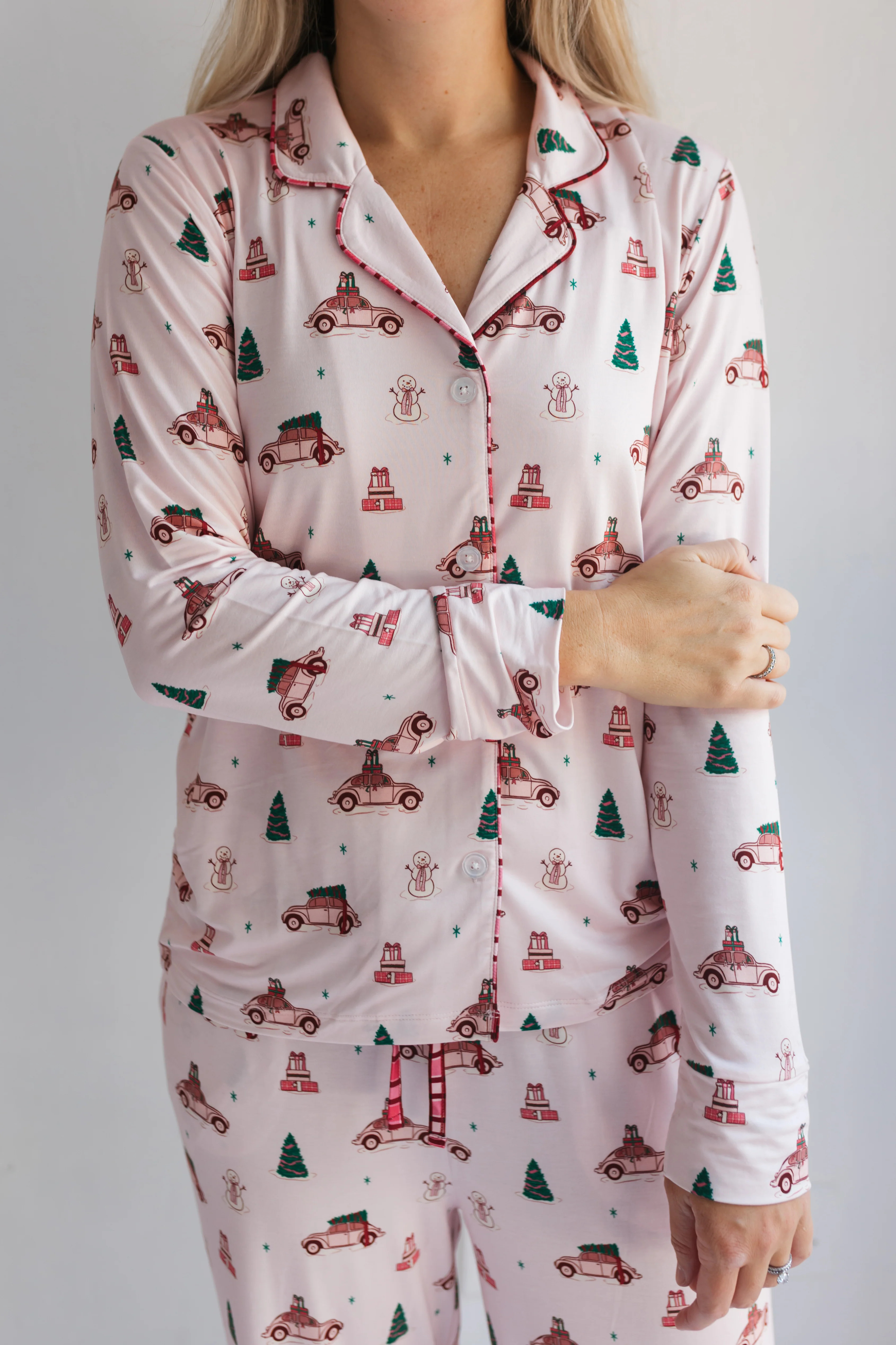 Pink Holly Jolly Cruisers Women's Set | In My Jammers